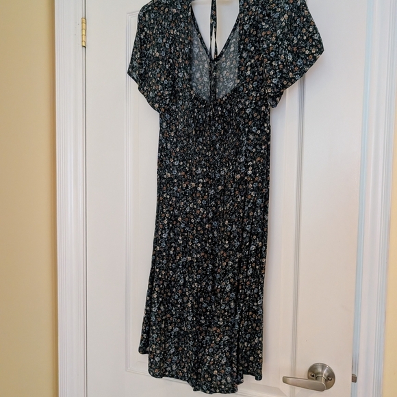 Reitmans Green Floral High Low Dress - Picture 6 of 7